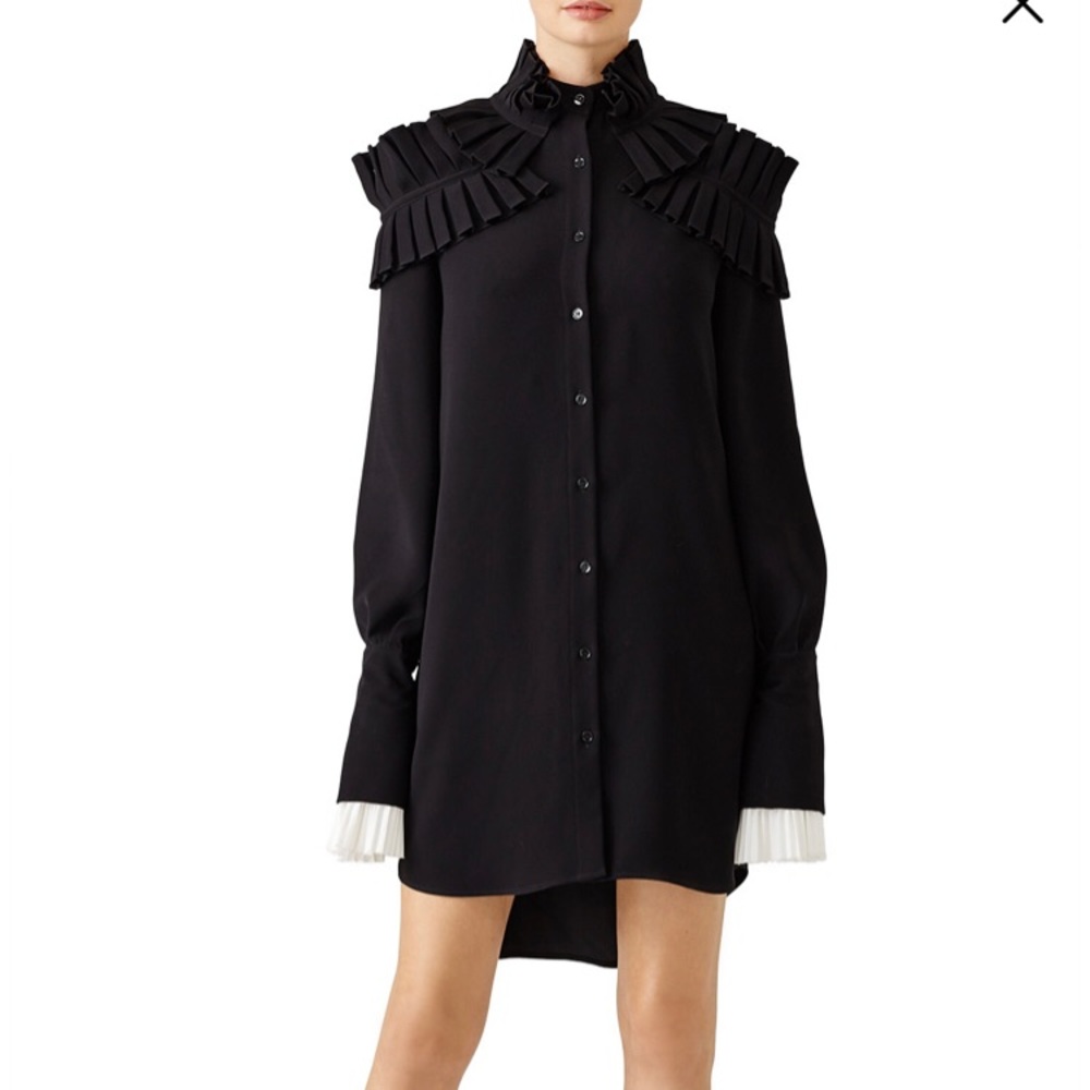 ADEAM pleated shirt dress